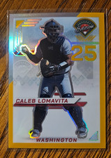 Caleb Lomavita -2025 Panini Prospect Edition Gold Prizm #/10 No.122 -Nationals