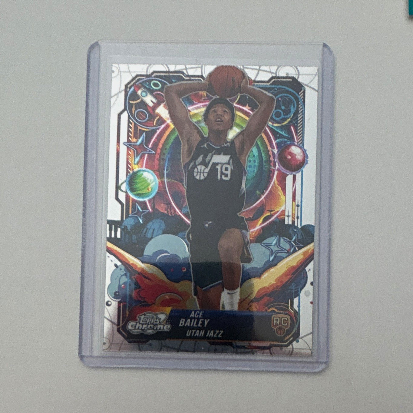 Topps Cosmic Chrome 2025-26 Ace Bailey Utah Jazz Propulsion PRP-20 RC Refractor