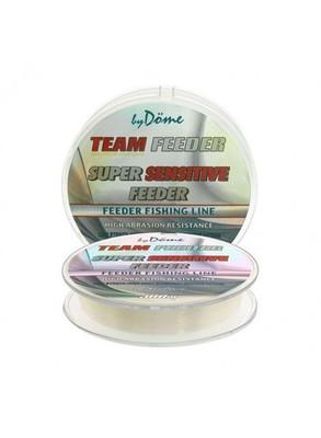 Team Feeder by Döme Super Sensitive 300m Angelschnur Unsichtbar Japanische