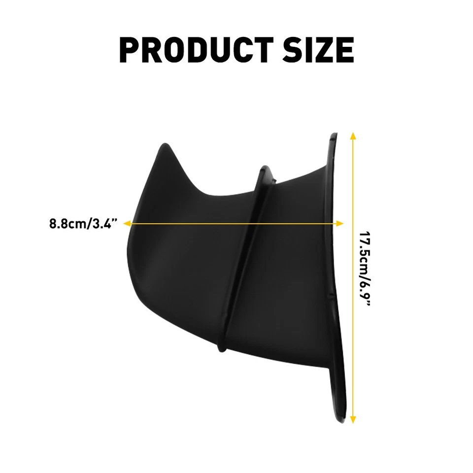 2x Motorcycle Side Winglets Air Deflector Wing Kit Spoiler For Victory - Image 4 of 4