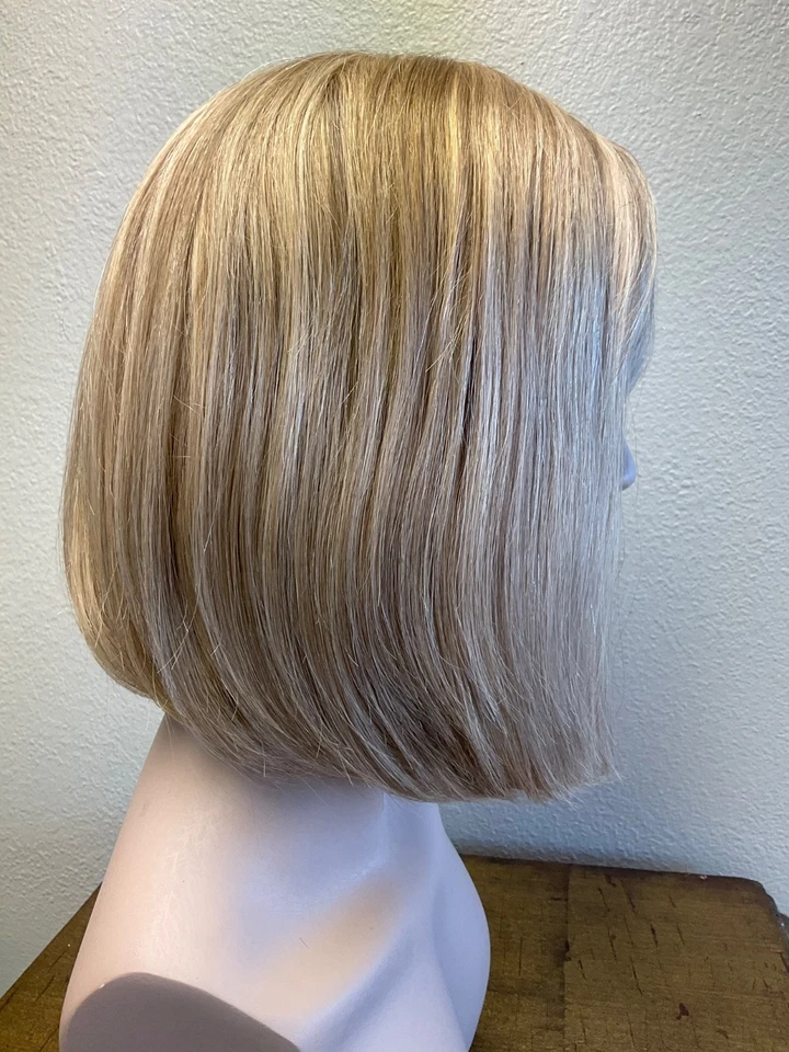 Louis Ferre OPAL Fine Human Hair Wig, Spring Honey, Mono Top. New. - Image 2 of 4
