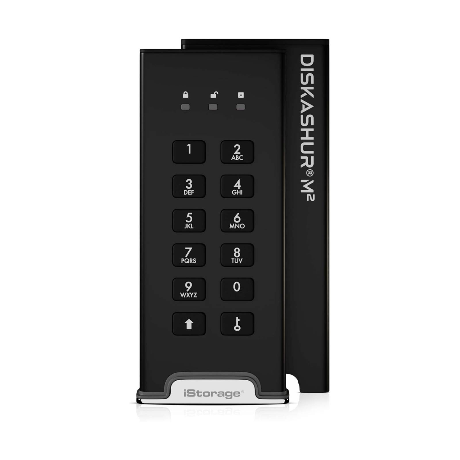 iStorage diskAshur M2 PIN 2TB SSD USB-A / USB-C Black