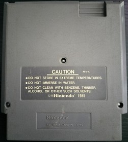 Carro aut&eacute;ntico y probado de California Games (NES) solamente
