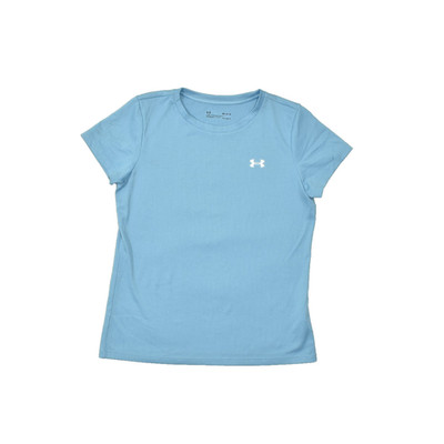 Under ArmourWomen's Size M Light Blue HeatGear Loose Fit Short Sleeve Tee Top