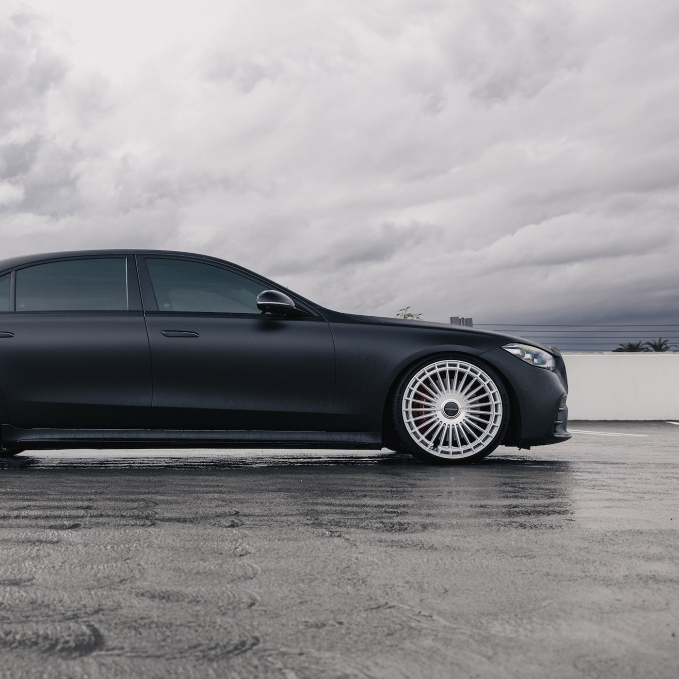 24" MV Forged MVF40 Silver 24x10 Concave Wheels Rims Fits Rolls Royce Spectre