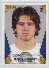 2020 Panini NFL Sticker & Card Collection Justin Herbert #84 Rookie RC 15mb. rookie card picture