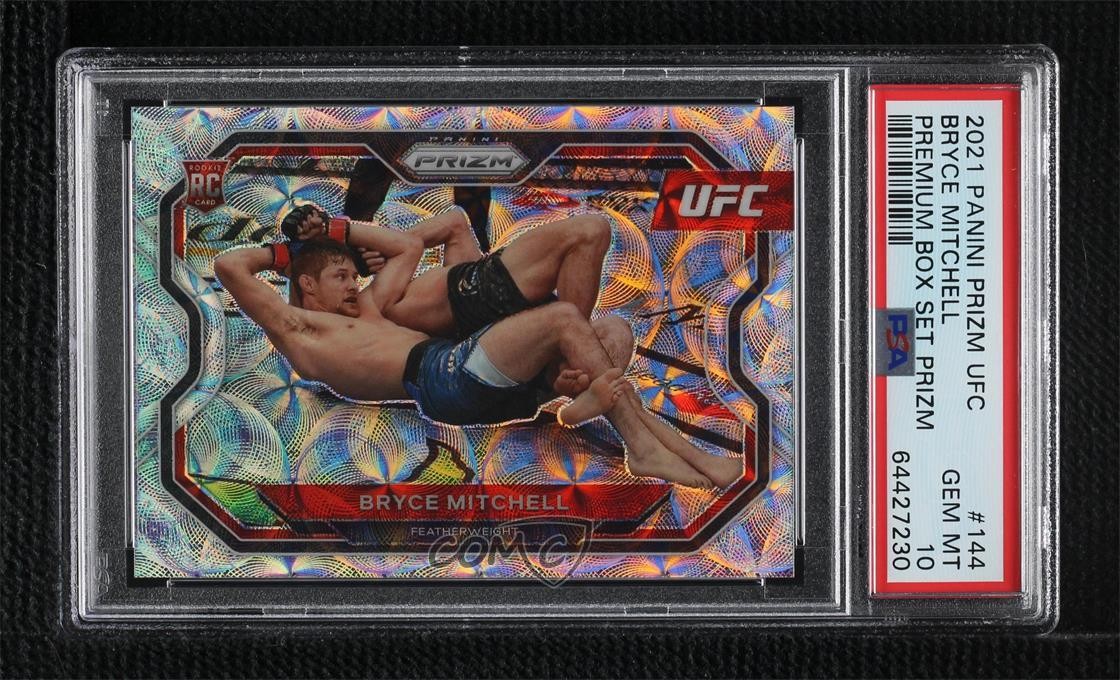 2021 Prizm UFC Premium Box Set Scope 55/99 Bryce Mitchell PSA 10 Rookie RC 1g2c