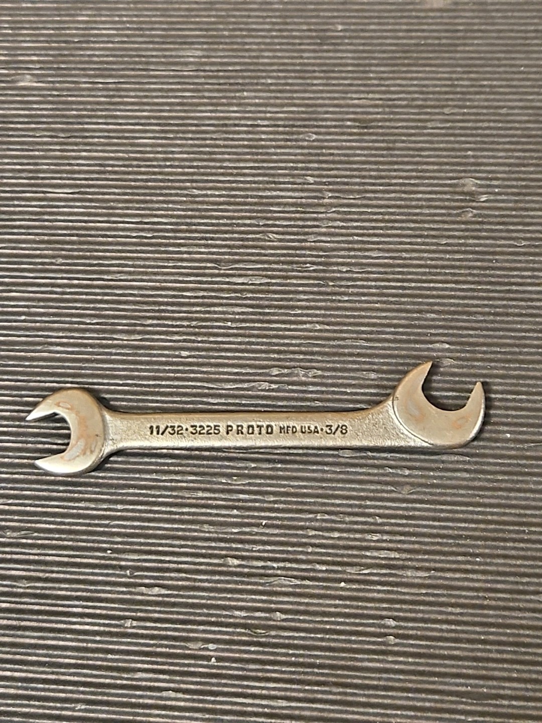 PROTO 3225 SAE Ignition Angled Head Wrench 11/32 x 3/8 USA Made Quality Tool