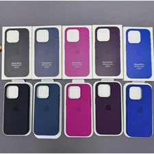 For iPhone 16ProMax 16 Plus 16 Pro NEW Silicone Case w/Magsafe-Multiple Colors