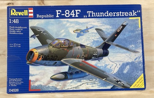Maquette Rare Revell F-84F ThunderStreak - Kit H-219 à 1/54 - Vintage Neuf