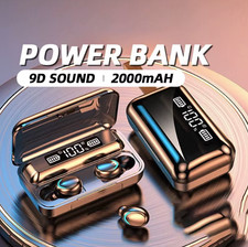 auricolari Bluetooth 5.3 TWS F9-5 Hifi Stereo sport impermeabili con microfono