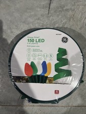 GE Energy Smart Colorite 150-Lights C6 LED Multicolor Christmas party 49.6  NEW