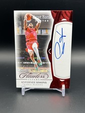 2024-25 Panini Flawless Flyers ANFERNEE SIMONS Auto /15 Ruby #FLY-ANF Blazers