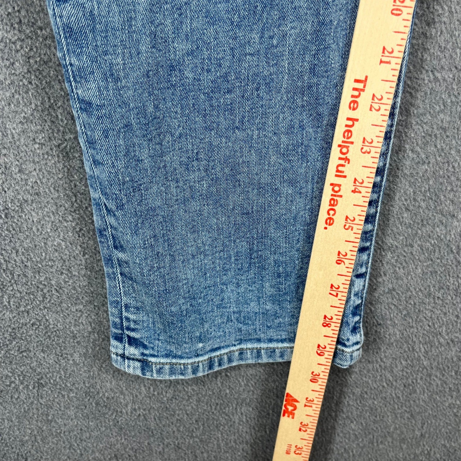 Tommy Hilfiger Mens Light Wash Straight Leg Stretch Jeans 34x30 Blue thumbnail 10