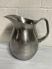 1940 Vollrath US Military Mess Medical Stainless Steel Pitcher Army Water 10”