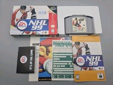 NHL 99 (Nintendo 64, N64) Great Condition CIB Complete W/ Poster - Tested!
