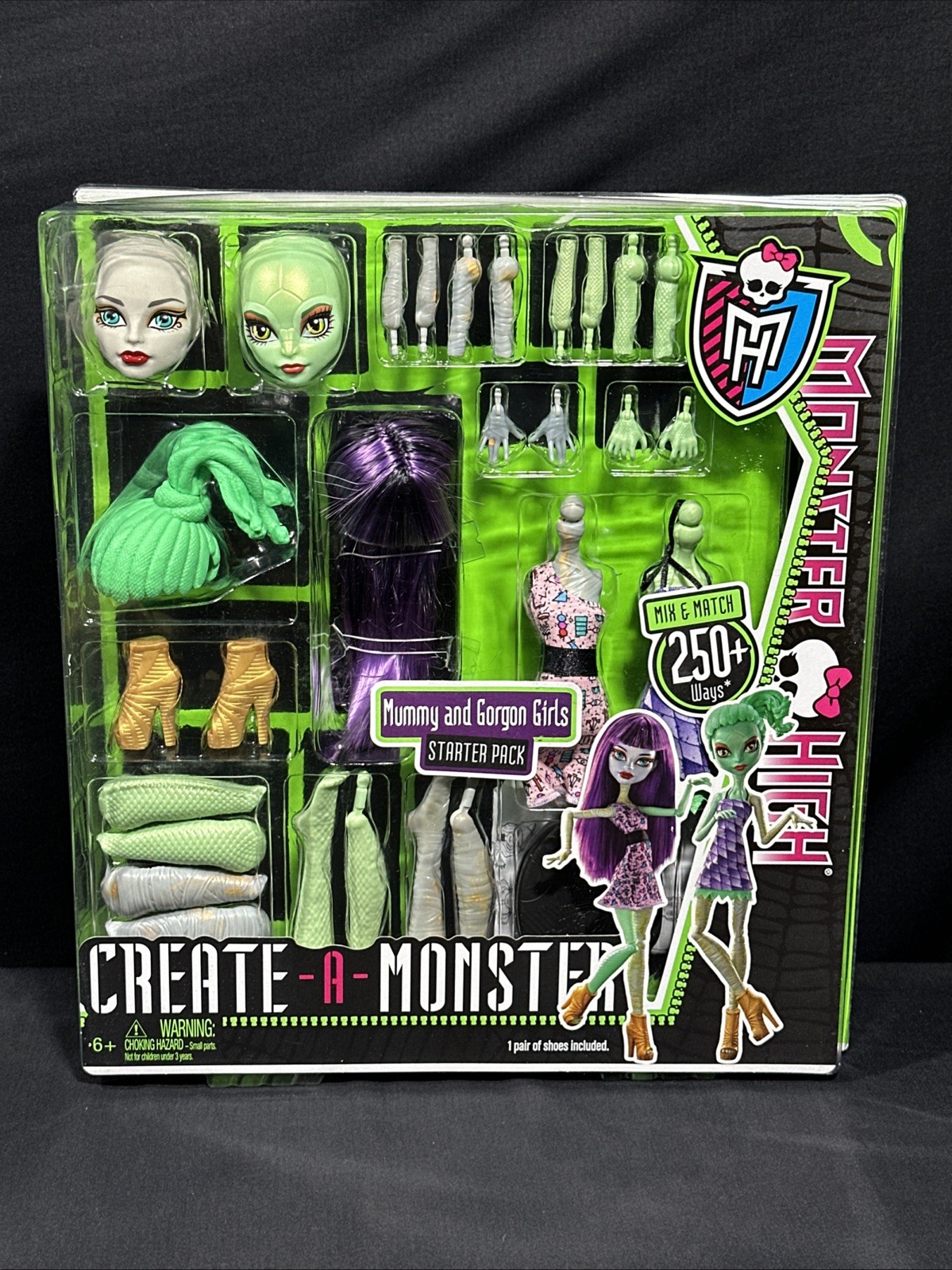 Monster High Create a Monster Mummy and Gorgon Girls Starter Pack
