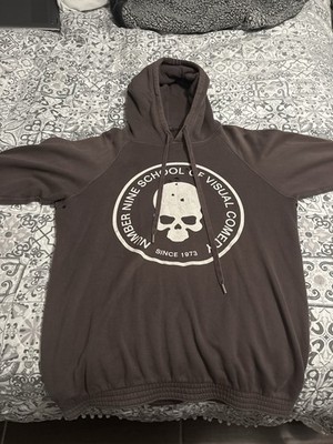 Number Nine Sweatshirt Hoodie “School of Visual Comedy” Size 2