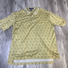 Vintage Alan Fluster Golf Polo Men’s Size Large Made In USA