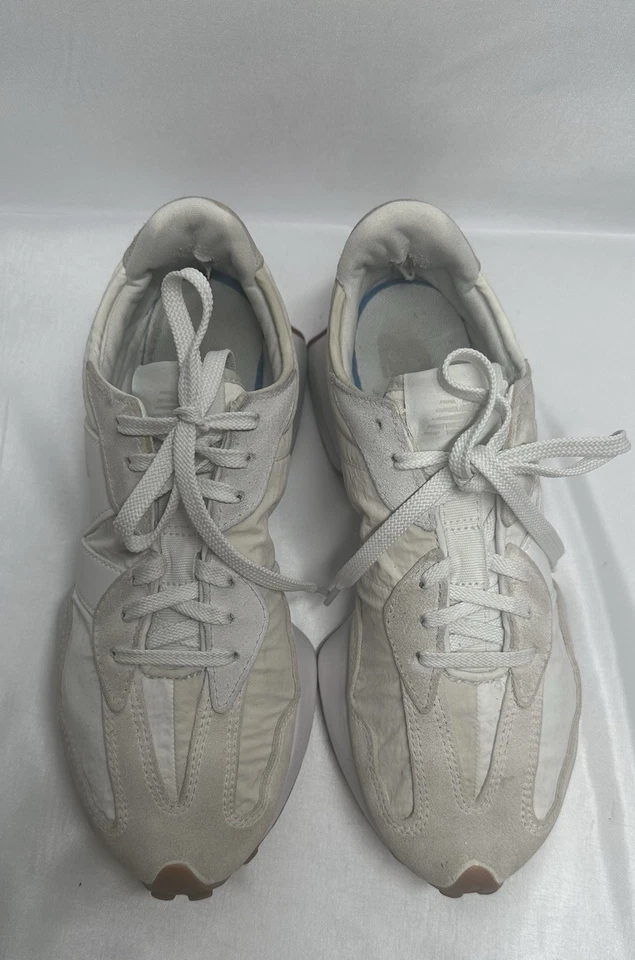 New Balance Women’s 327 Sneakers – Size 7 – White / Beige Suede  - Image 4 of 4