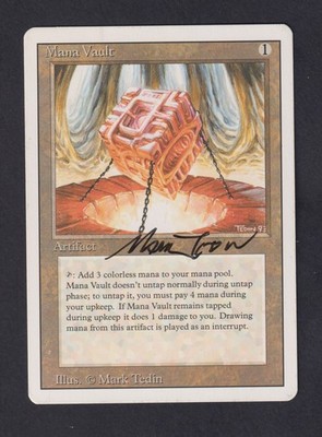 Magic MTG - Mana Vault - Revised - 3th Edition - EXC - EN