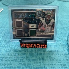 2024 Spectra “building Blocks” Malachi Corley Rookie Triple Patch Neon Blue /60