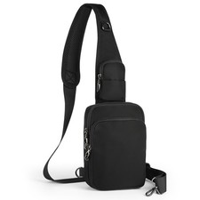 Sling Bag, Crossbody Bag with Zipper Lock, RFID Water Resistant for Women M...