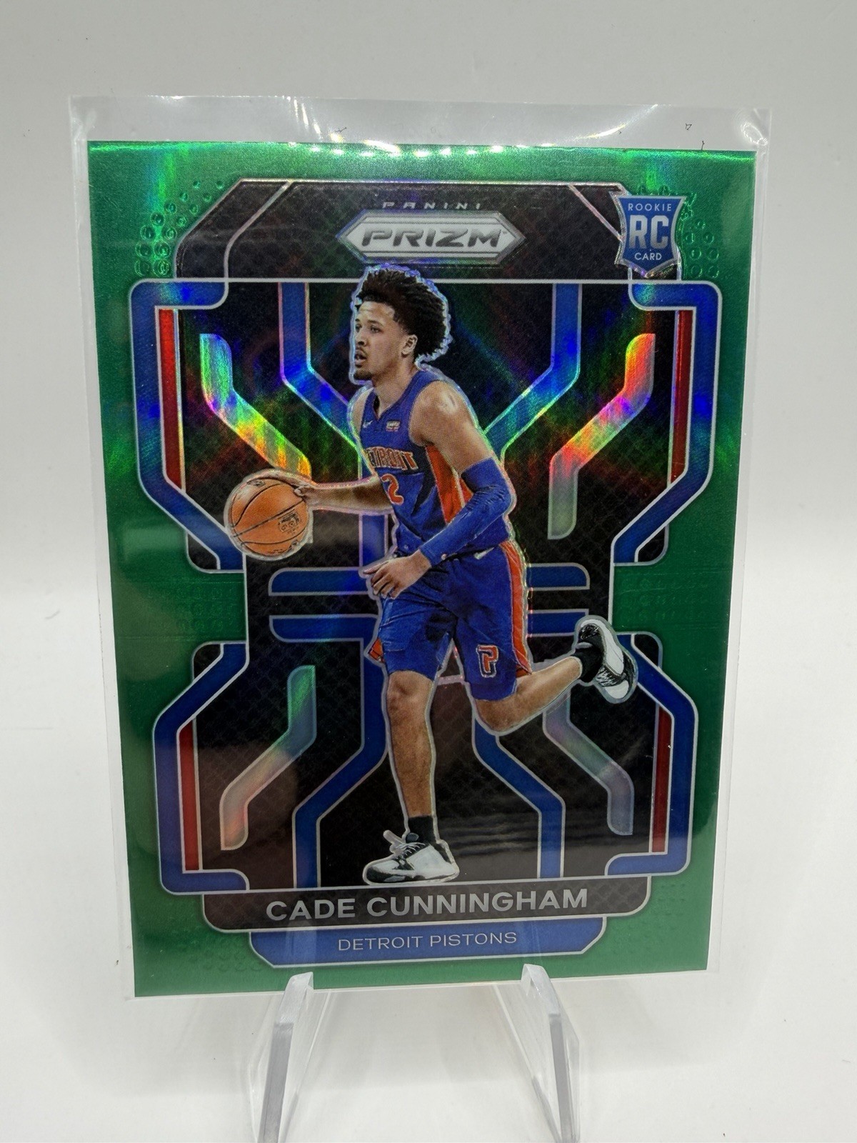 2021-22 Panini Prizm Green Cade Cunningham RC Detroit Pistons #282