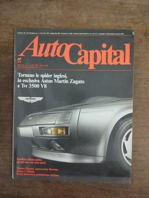 1987 04 AUTO CAPITAL APRIL 1987 N.4 ASTON MARTIN ZAGATO TVR 3500 V8