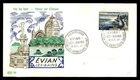Mayfairstamps France FDC 1957 Evian Les-Bains monument and view First Day Cover