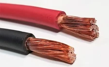 AC/DC Wire 6 Gauge 6 AWG Welding Battery Pure Copper Flexible Cable Wire - Car,