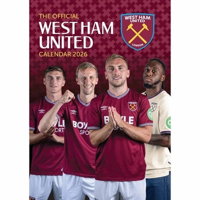 GRANGE COMMUNICATIONS LTD West Ham United FC A3 Calendar 2026 - Football - Month To View