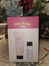 The Face Shop Rice Water Bright Trial Kit-Light Cleansing Oil/Foaming Cleanser