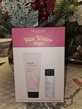 The Face Shop Rice Water Bright Trial Kit-Light Cleansing Oil/Foaming Cleanser