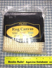 MCG Textiles RUG CANVAS  new in package  24 x 30 inches, ivory/ecru