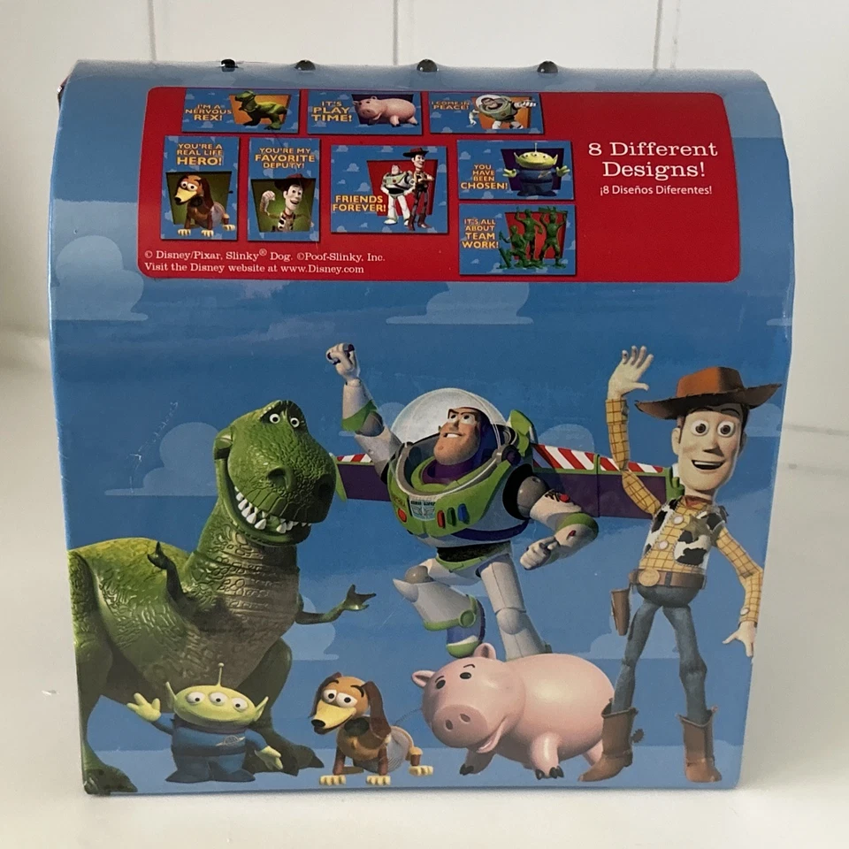 Vintage 1994 Disney Pix Toy Story 32 Valentine Light Up Keepsake Mailbox Sealed - Image 3 of 4