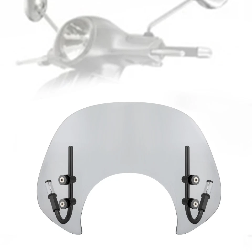 Parabrisas corto apto para Vespa GTS250 GTS300 2017-2022 gris EE. UU. Foto 2 de 4
