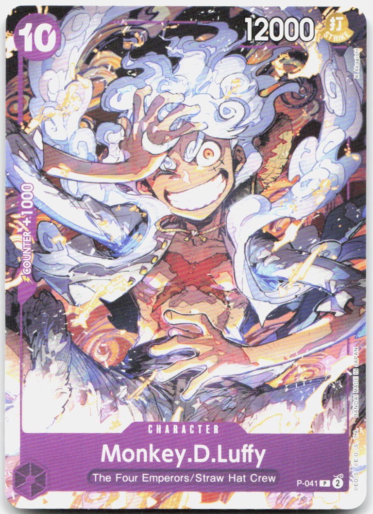 Monkey.D.Luffy (P-041) P-041 NM Starter Deck 18: PURPLE Monkey.D.Luffy One Piece
