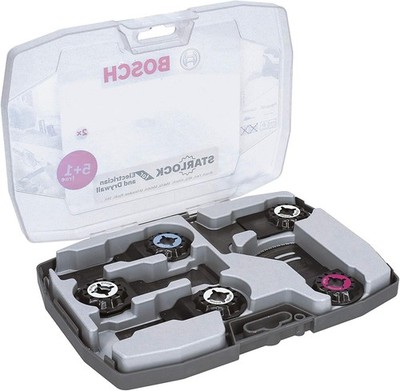 Bosch Professional 6 tlg. Starlock Tauchsägeblatt Set (für Holz und Metall)