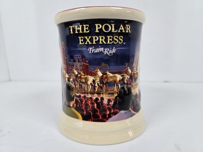 2025 The Polar Express Train Ride 3D Raised Ceramic Hot Chocolate Mug Movie