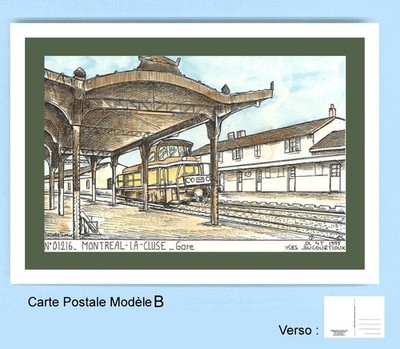 CP B 01216 POSTCARD DRAWING tower BRONZE 01 MONTREAL LA CLUSE