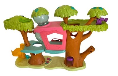 2010 Hasbro LPS Littlest Pet Shop Walkables Tree House Magic Motion Playset 2111