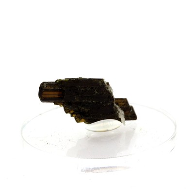 Mineralien und Edelsteine. Epidot. 4,9 cts. Mont Blanc Massiv, Frankreich.