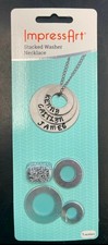 Impressart Stacked Washer Necklace Metal Stamping Jewelry Making