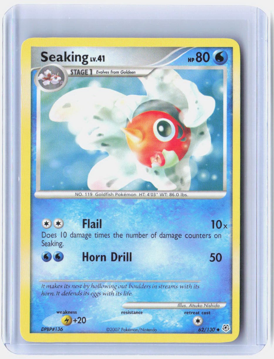 Seaking 62/130 Uncommon Diamond & Pearl Pokemon Near Mint