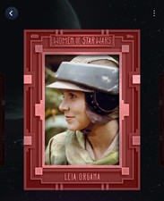 Topps Star Wars Card Trader 2026 Mujeres de Star Wars W1 Rojo Súper Raro SR Elige