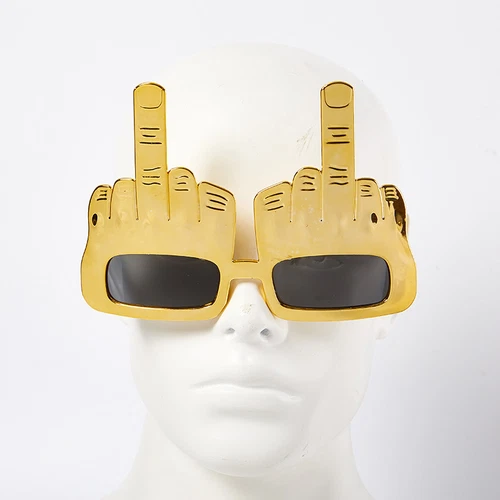 Creative Vertical Middle Finger Party Glasses Decoration Props Funny Sunglass vi - Picture 9 of 11