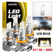 AUXITO LED Headlight Fog Light for Dodge Ram 1500 2500 3500 4500 5500 2009-2017