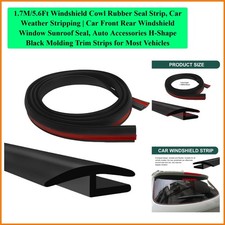 7m5.6ft Windshield Cowl Rubber Seal Strip Car Weather Stripping Car Front... 7m5.6ft Windshield Cowl Rubber Seal Strip Car Weather Stripping Car Front...