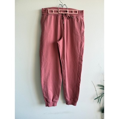 Lululemon Scuba High Rise Jogger Brier Rose Pink Sweatpants Size 10 LW5DQTS